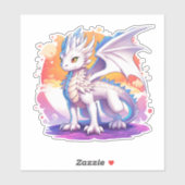 Niedlicher Kawaii-Drachensticker für Anime-Fans Aufkleber (Blatt)