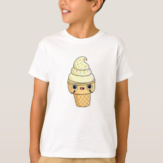 Niedlicher Kawaii-Eiskrem T-Shirt