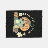 Niedlicher Kawaii-Fall-Tiefenfaser-Ästhetik Fleecedecke (Vorderseite (Horizontal))