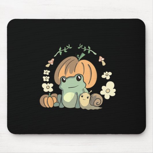 Niedlicher Kawaii-Fall-Tiefenfaser-Ästhetik Mousepad (Vorne)