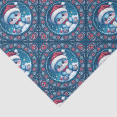 Niedlicher Kawaii-Festbär Mandala Geo Diamond Tile Seidenpapier (Detail)