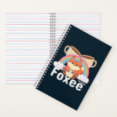Niedlicher Kawaii-Fox-Kaffee Notizblock (Innen)