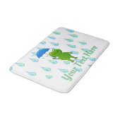 Niedlicher Kawaii Frog und Regen Badematte (Schrägansicht)