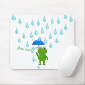 Niedlicher Kawaii Frog und Regen Mousepad (Mit Mouse)