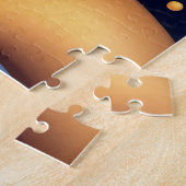 Niedlicher Kawaii Ghost in der Dreamy Space Puzzle (Seite)