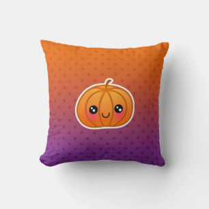 Niedlicher Kawaii Halloween Cartoon Pumpkin Design Kissen