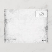 Niedlicher Kawaii Halloween-Kuchen Postkarte (Rückseite)