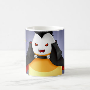 Niedlicher Kawaii Halloween Vampire-Süßigkeitsmais Kaffeetasse
