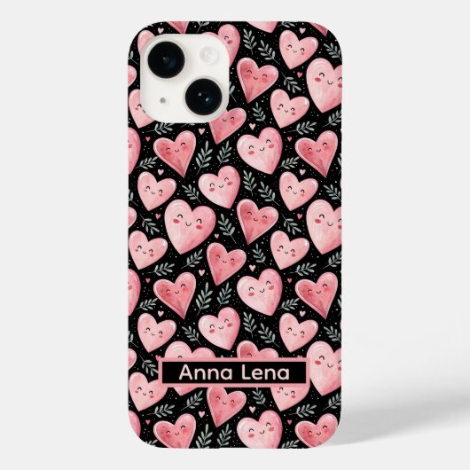 Niedlicher Kawaii-Herz iPhone/iPad-Gehäuse Case-Mate iPhone Hülle (Rückseite)