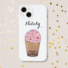 Niedlicher Kawaii-Kaffee Case-Mate iPhone 14 Hülle