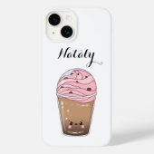 Niedlicher Kawaii-Kaffee Case-Mate iPhone Hülle (Rückseite)