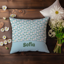 Niedlicher kawaii kitty muster azurblau name