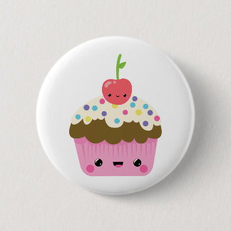 Niedlicher Kawaii kleiner Kuchen Button