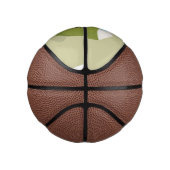 Niedlicher Kawaii Kokosnuss Cartoon Illustration Mini Basketball (Rechts)