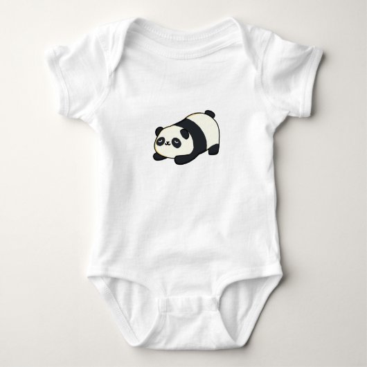 Niedlicher Kawaii-Panda Baby Strampler (Vorderseite)