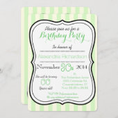 Niedlicher Kawaii-Panda-Geburtstag Einladung (Vorne/Hinten)