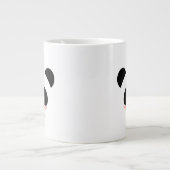 Niedlicher Kawaii-Panda| Name hinzufügen Jumbo-Tasse (Vorderseite)