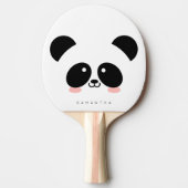 Niedlicher Kawaii-Panda| Name hinzufügen Tischtennis Schläger (Vorderseite)
