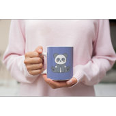 Niedlicher Kawaii-Panda-Sitting - Adorable Design Kaffeetasse