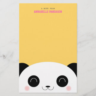 Niedlicher Kawaii Peekaboo-Panda Briefpapier