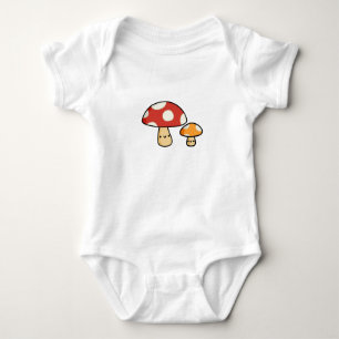 Niedlicher Kawaii-Pilz Baby Strampler