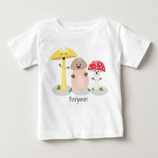 Niedlicher Kawaii-Pilzpilz Baby T-shirt (Vorderseite)