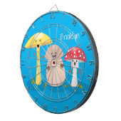 Niedlicher Kawaii-Pilzpilz Dartscheibe (Vorderseite rechts)