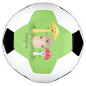 Niedlicher Kawaii-Pilzpilz Fußball (Gedreht)