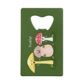 Niedlicher Kawaii-Pilzpilz Geldbeutel Flaschenöffner (Vorderseite)