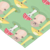 Niedlicher Kawaii-Pilzpilz Kurzer Tischläufer (Ecke)