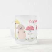 Niedlicher Kawaii-Pilzpilz Mattglastasse (Vorderseite Links)