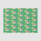 Niedlicher Kawaii-Pilzpilz Seidenpapier (Vorderseite)