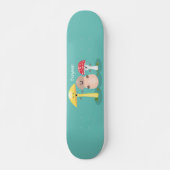 Niedlicher Kawaii-Pilzpilz Skateboard (Vorne)