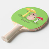 Niedlicher Kawaii-Pilzpilz Tischtennis Schläger (Vorderseite)