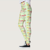 Niedlicher Kawaii-Pilzpilz-Toadstool-Cartoon Leggings (Links)