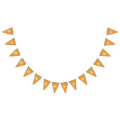 Niedlicher Kawaii Pumpkin Pie Herbst Erntedank Wimpelkette (Alle)