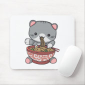 niedlicher Kawaii-Ramen Mousepad (Mit Mouse)