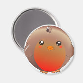 Niedlicher Kawaii-Robinrost-Magnet Magnet (Vorderseite/Rückseite)