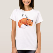 Niedlicher Kawaii SchlafenCartoonfuchs T-Shirt (Vorderseite)