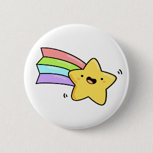 Niedlicher Kawaii-Shooting Star Button