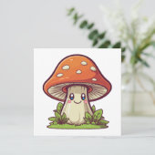 Niedlicher kawaii-Stil, Pilzforte (Stehend Vorderseite)