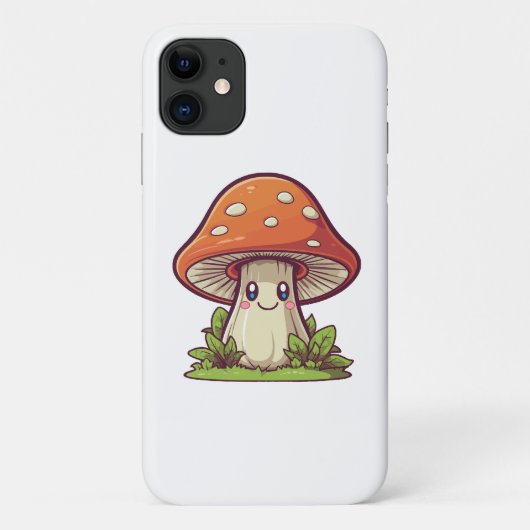 Niedlicher kawaii-Stil, Pilzforte Case-Mate iPhone Hülle (Rückseite)