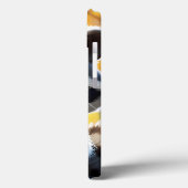 Niedlicher Kawaii-Stil Racoon mit Eichel Case-Mate iPhone Hülle (Rückseite / Links)