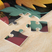 Niedlicher Kawaii-Stil Racoon mit Eichel Puzzle (Seite)