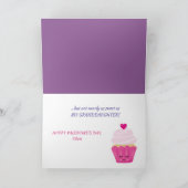 Niedlicher Kawaii Süßigkeitens-EnkelinValentine Feiertagskarte (Innenseite)