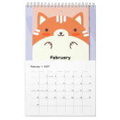 Niedlicher Kawaii-Tierkalender 2021 Kalender (Feb 2027)