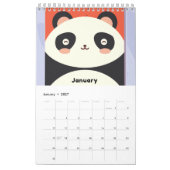 Niedlicher Kawaii-Tierkalender 2021 Kalender (Jan 2027)