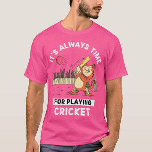 Niedlicher Kawaii Tiger Es ist immer Zeit für Cri T-Shirt