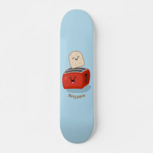 Niedlicher Kawaii-Toast und Cartoon für Rottoaster Skateboard