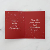 Niedlicher Kawaii Volleyball Ball Erregte Familien Karte (Innenseite)